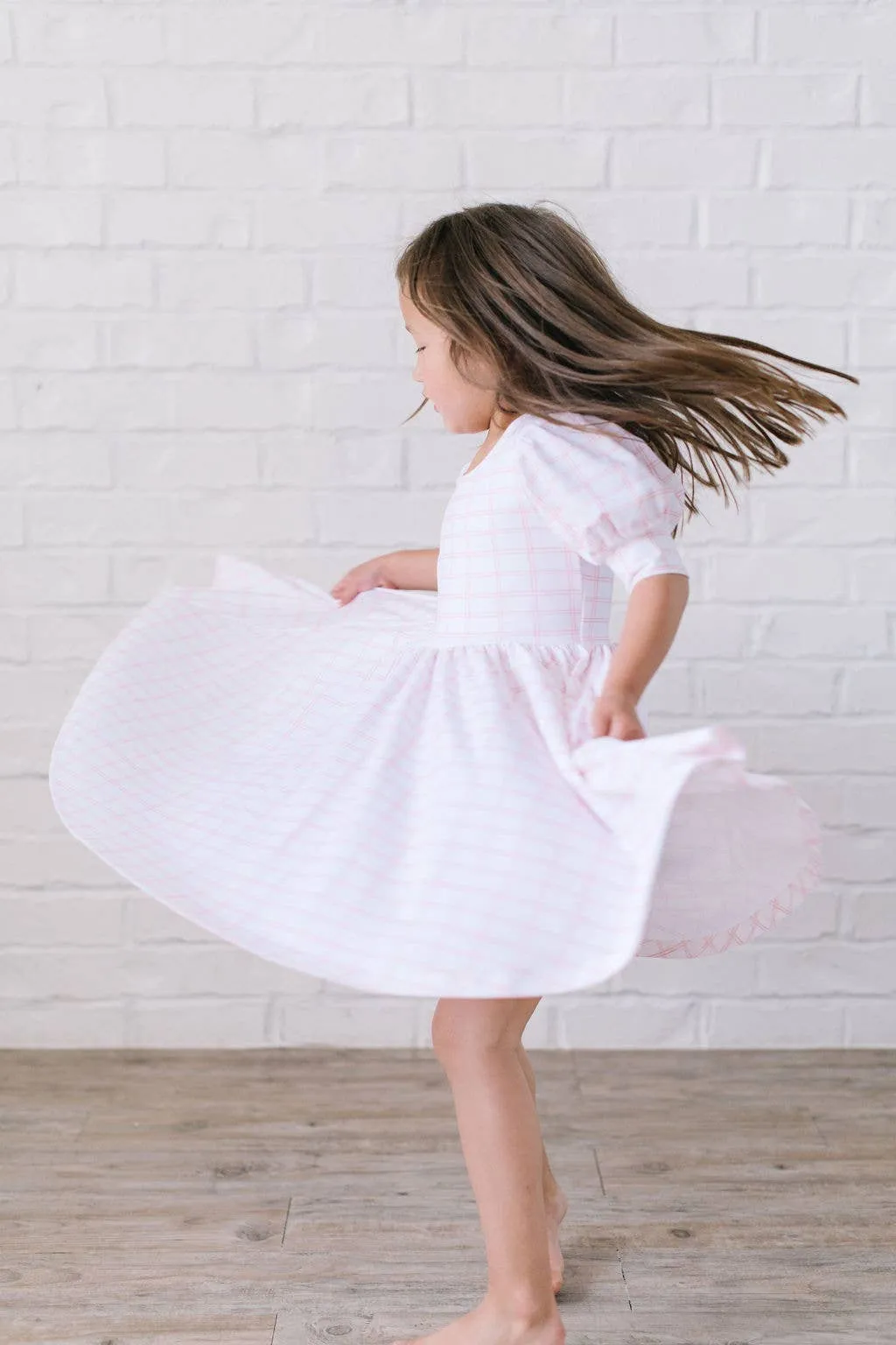 Puff Dress inåÊPink PicnicåÊ| Pocket Twirl Dress