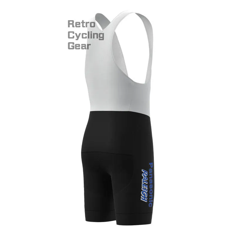 Raleigh Blue-Black Retro Cycling Shorts