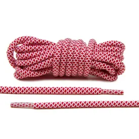 Red/White Rope Laces