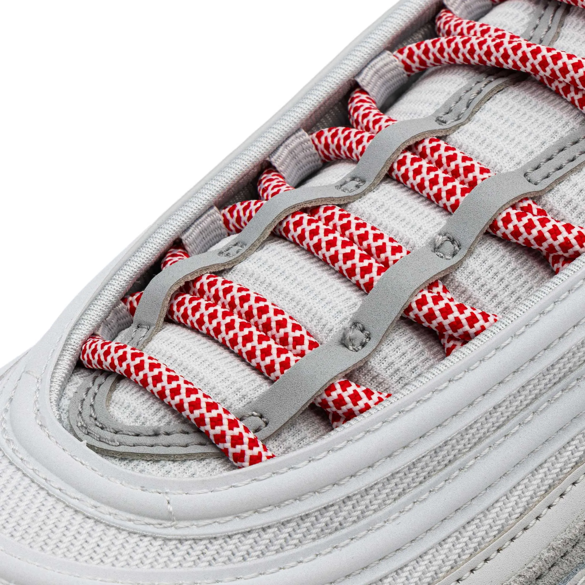 Red/White Rope Laces