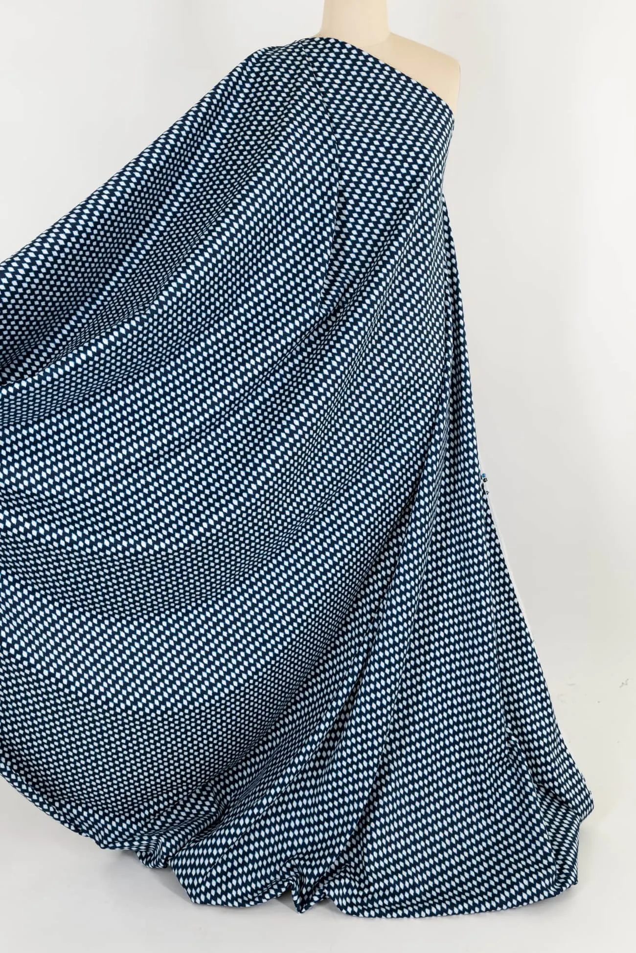 Rhombus Stretch Cotton Woven