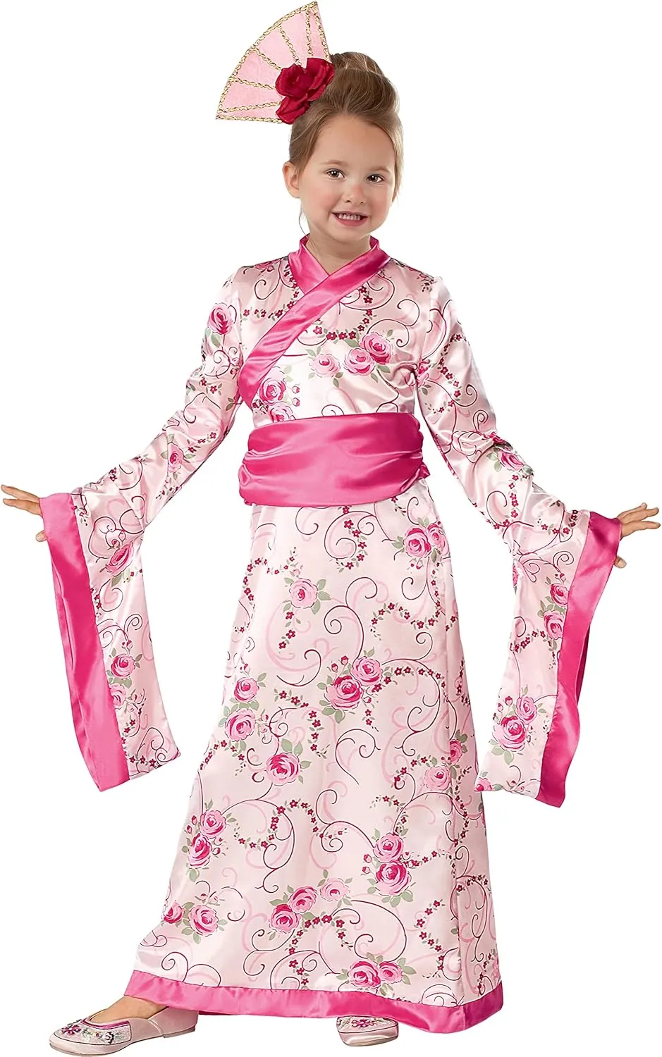 Rubie's Girl's Asian Princess Pink Kimono Costume