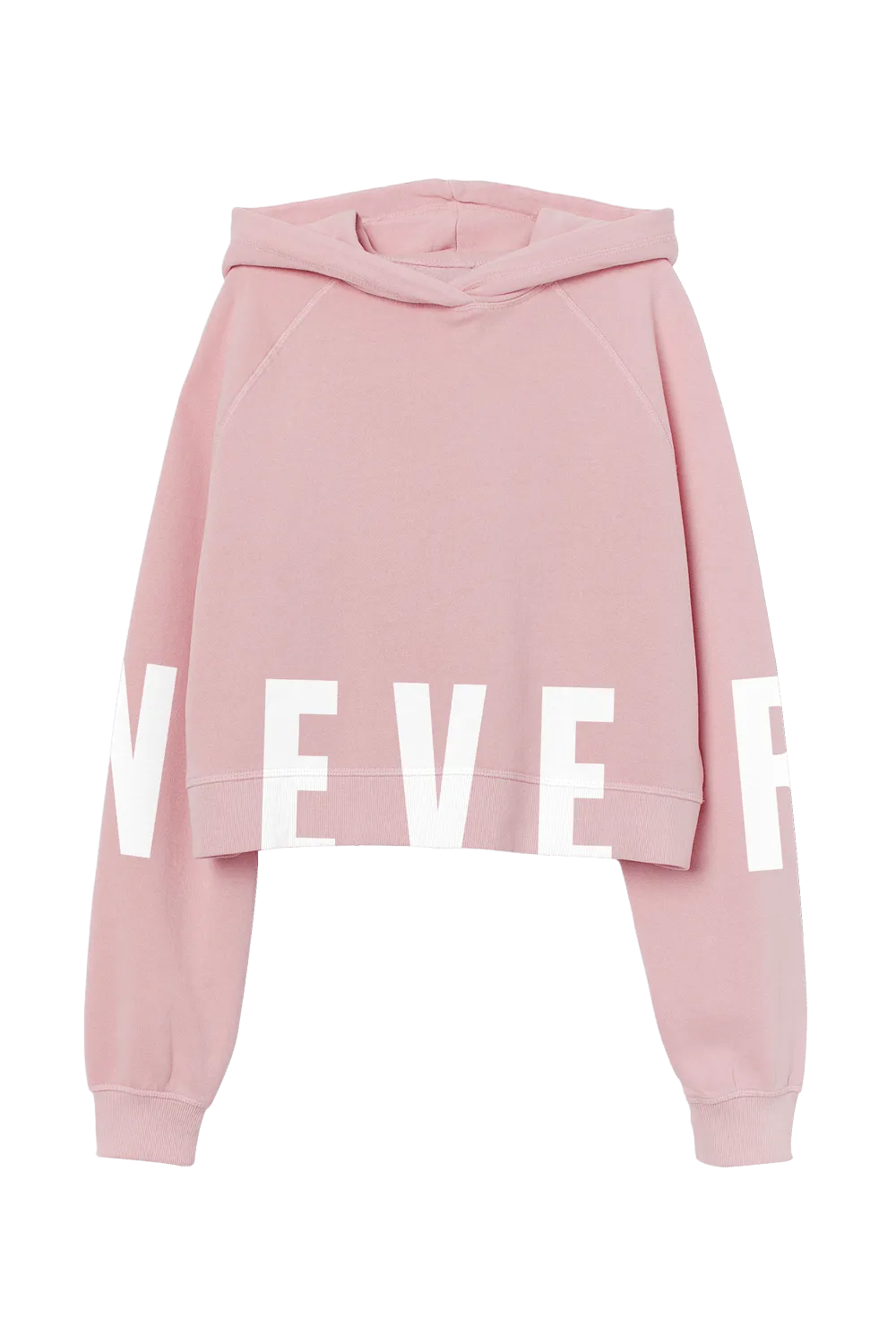 Sam Golbach Pink Never Cropped Hoodie