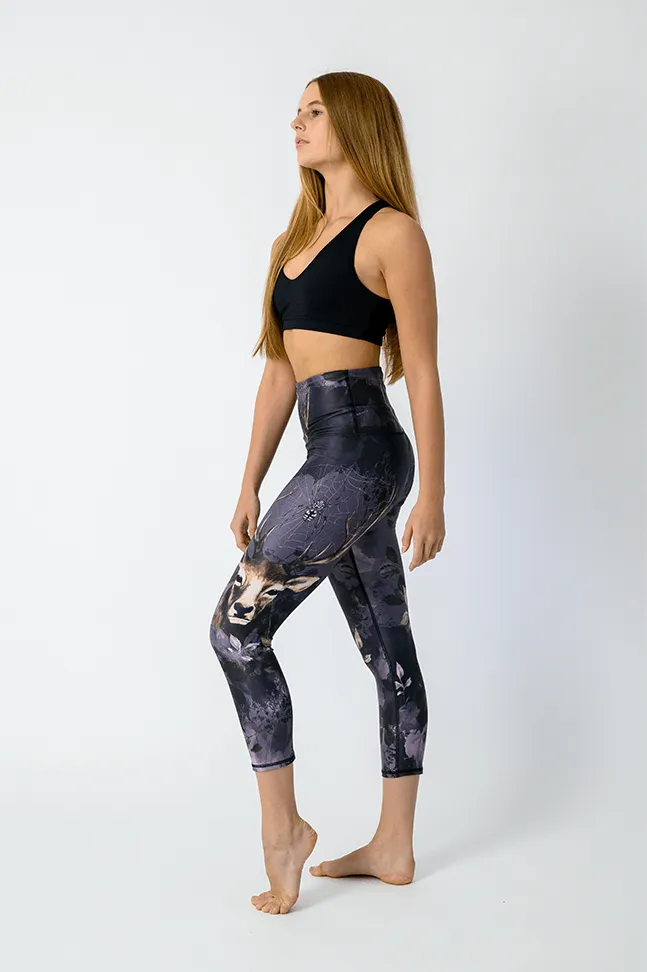 Symbiosis Printed Yoga Crops