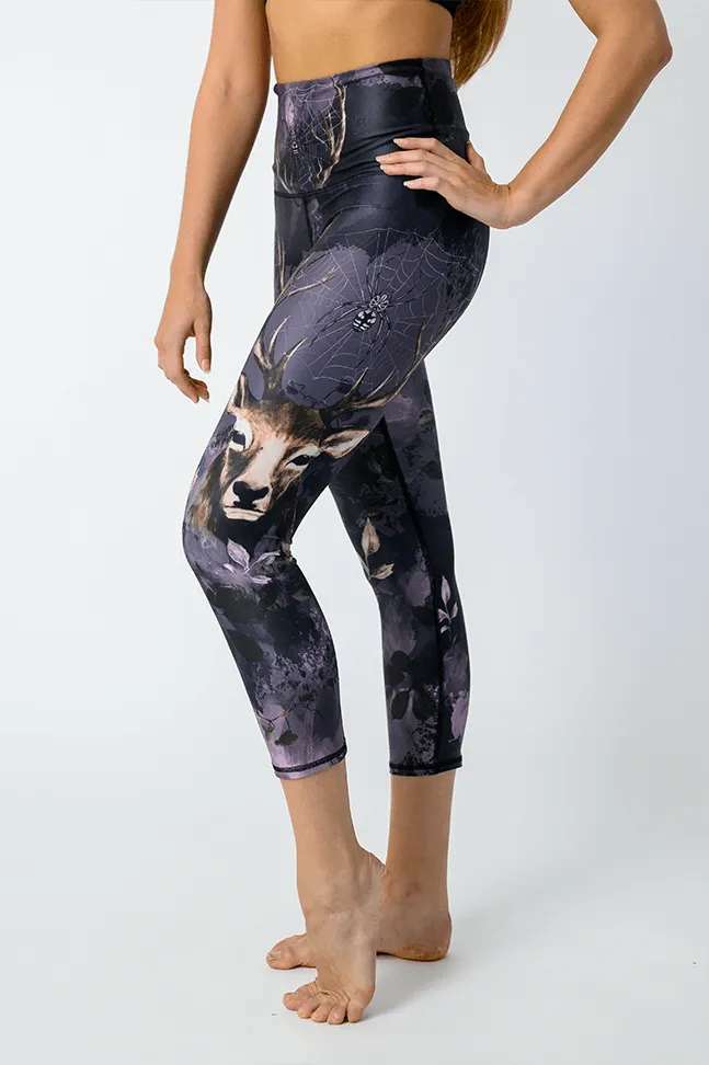 Symbiosis Printed Yoga Crops