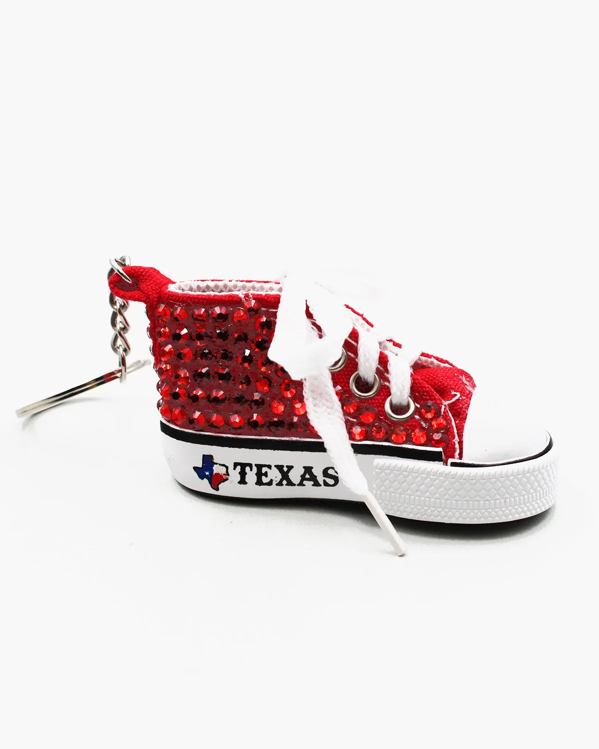 TEXAS High Top Canvas Shoes with Crystals