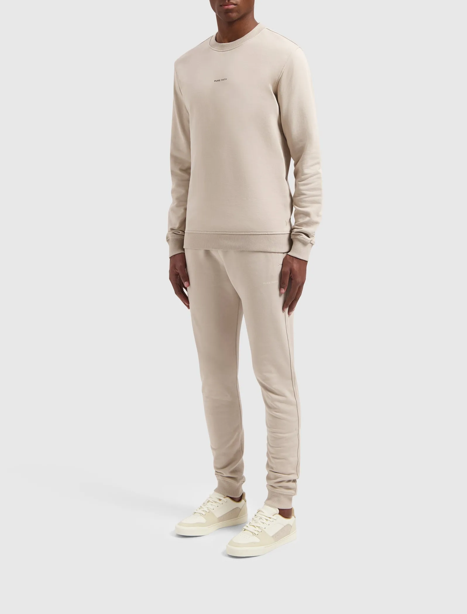 Tonal Logo Sweatpants | Sand