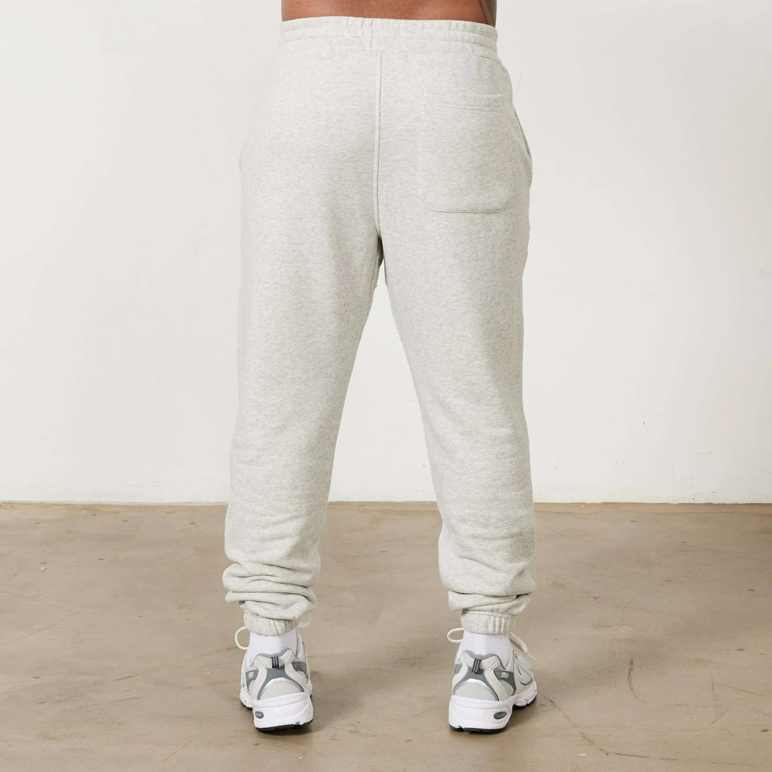 Vanquish VQFIT Distressed Print Oat Marl Tapered Sweatpants