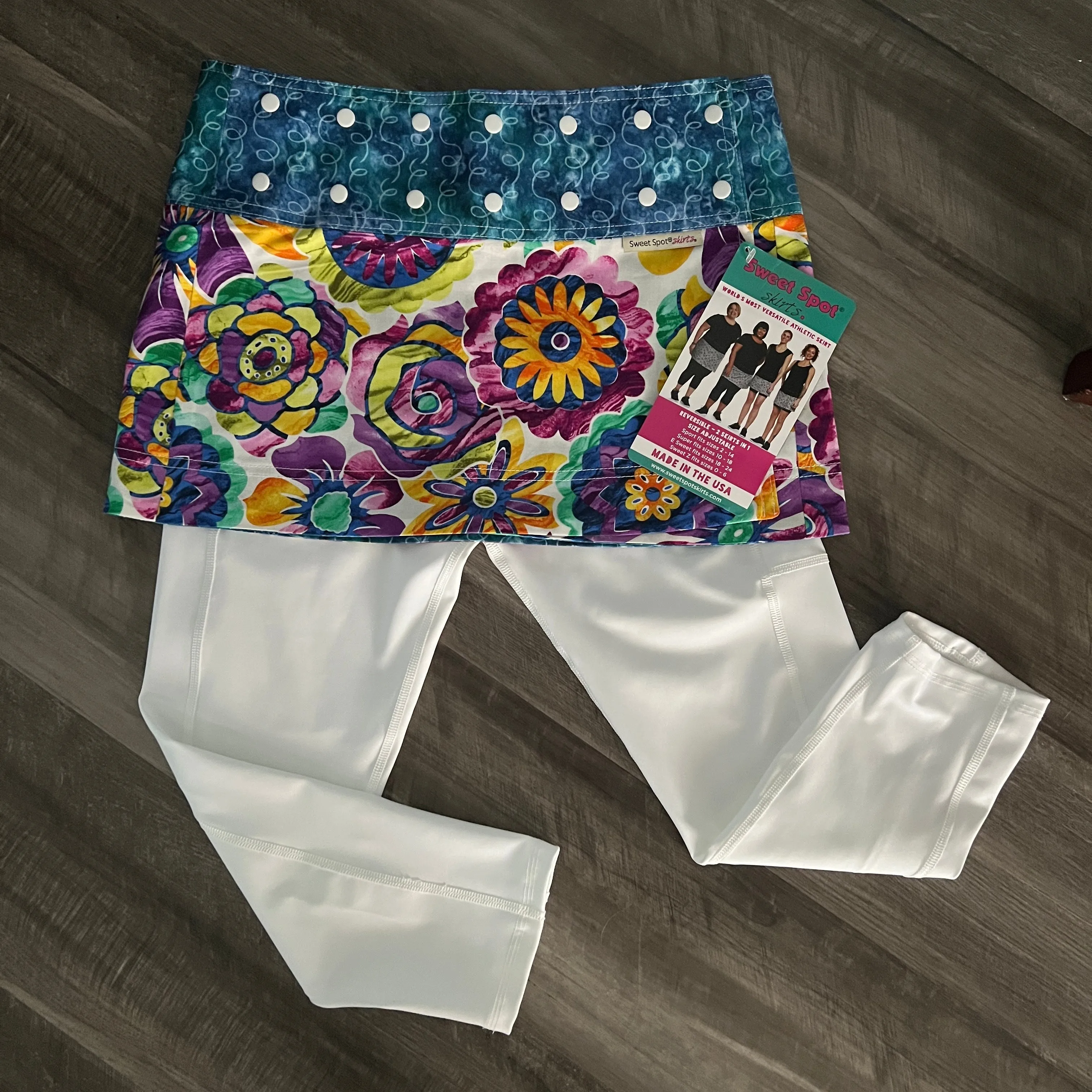 WHITE Sweet Spot® Prestige Calf Length Capris