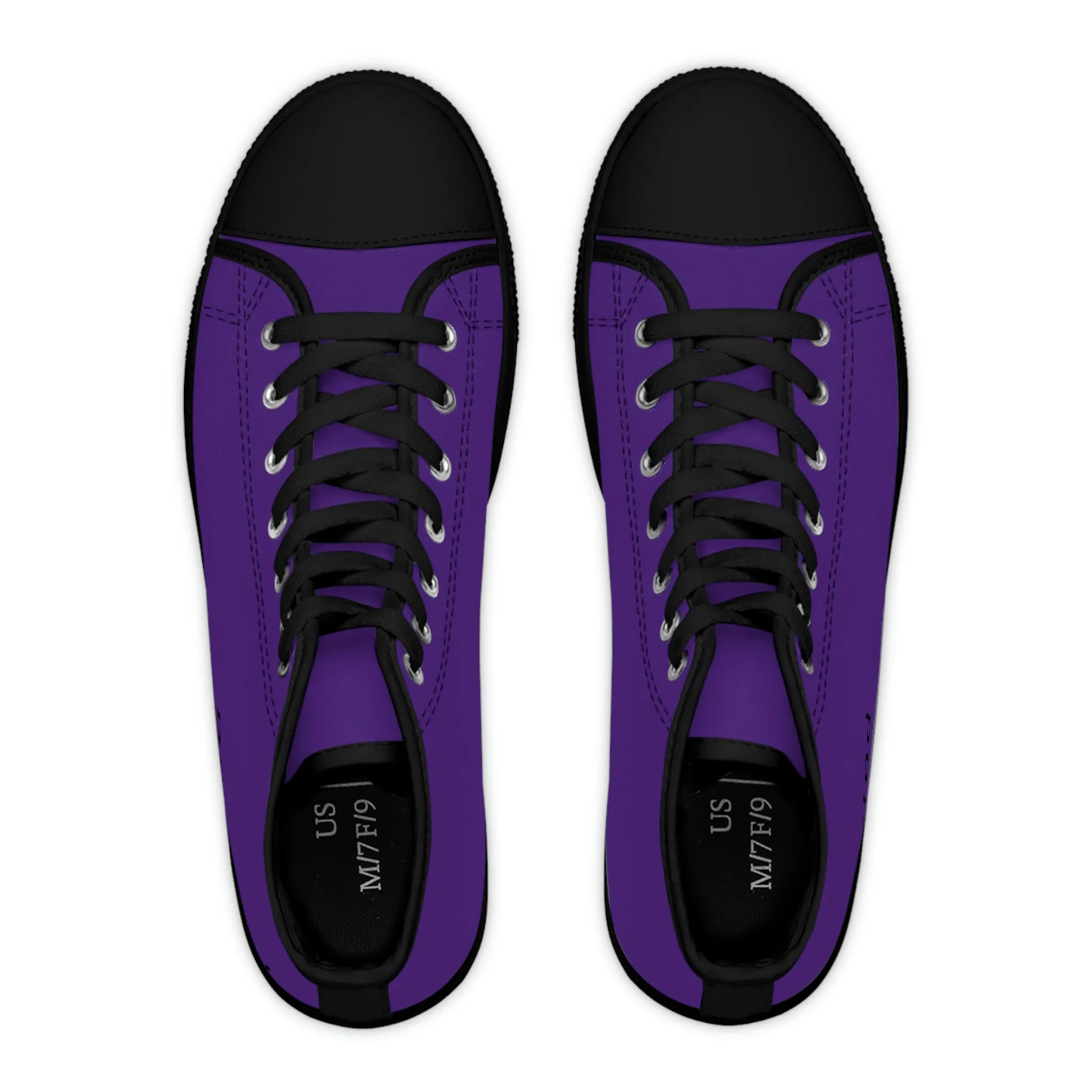 Women's Purple High Top Sneakers