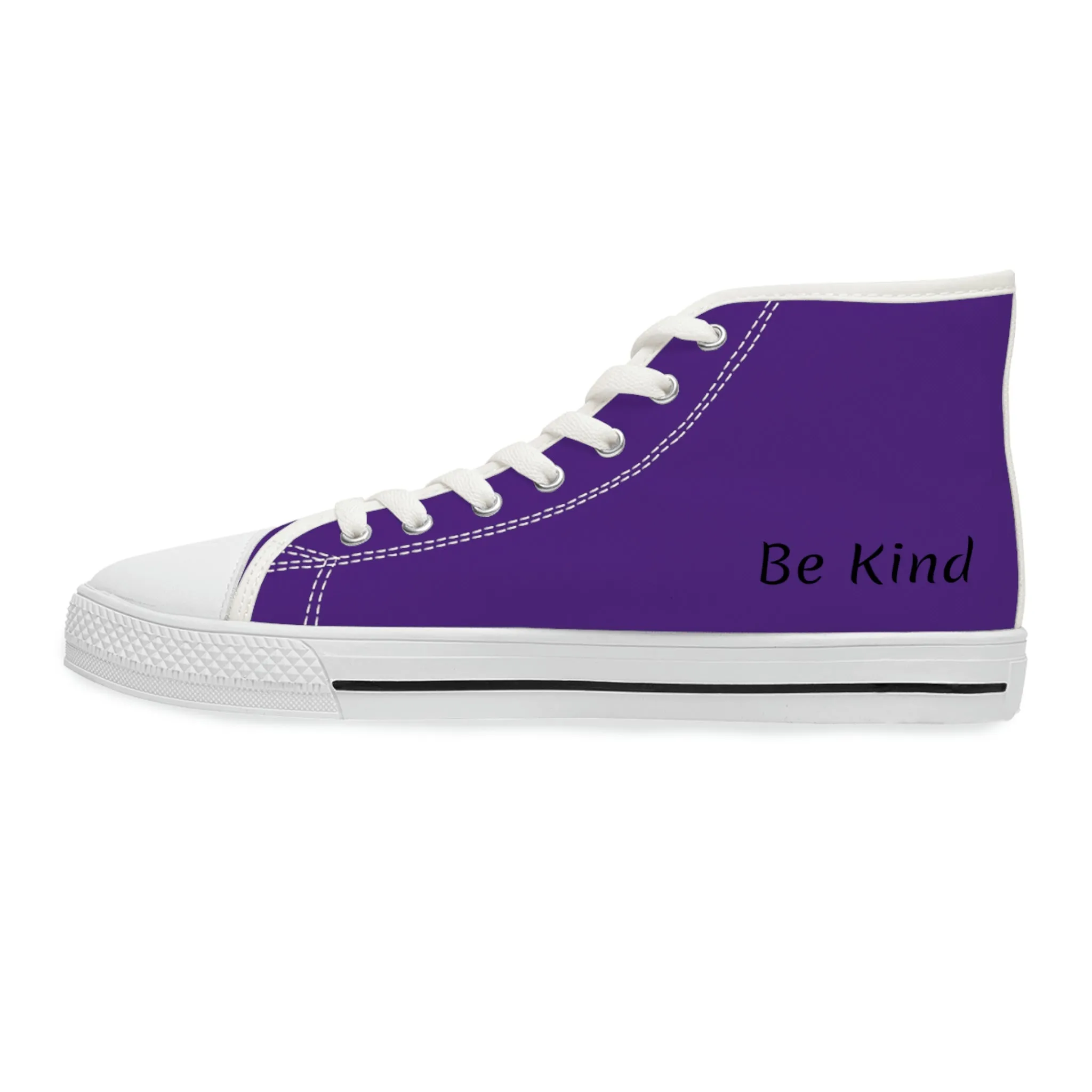 Women's Purple High Top Sneakers