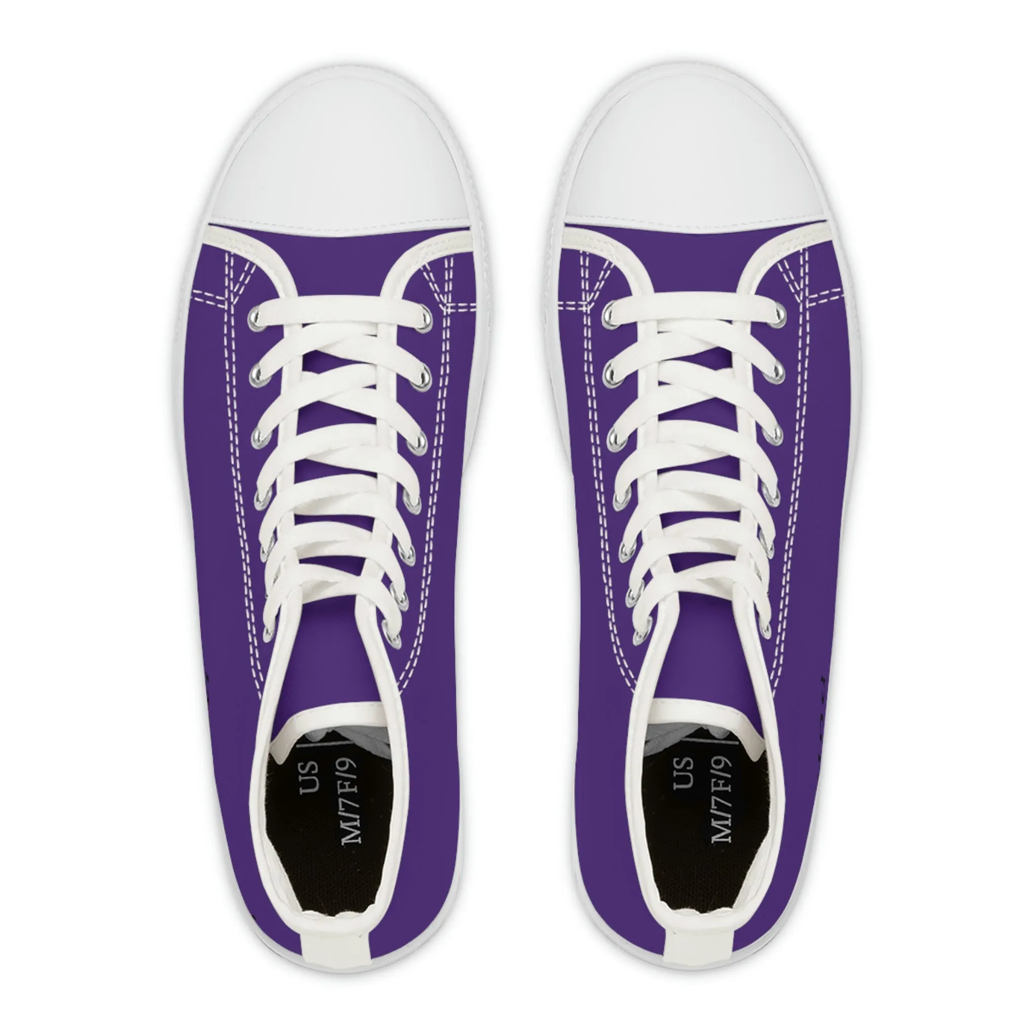 Women's Purple High Top Sneakers