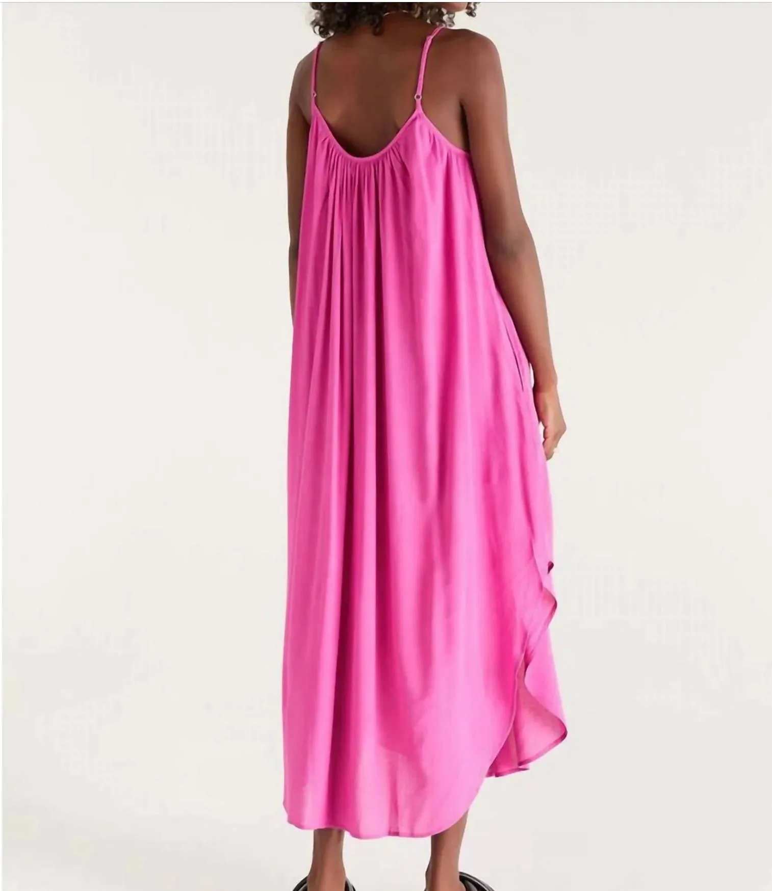 Z Supply Tiana Crinkle Midi Dress - Final Sale 50% off in cart